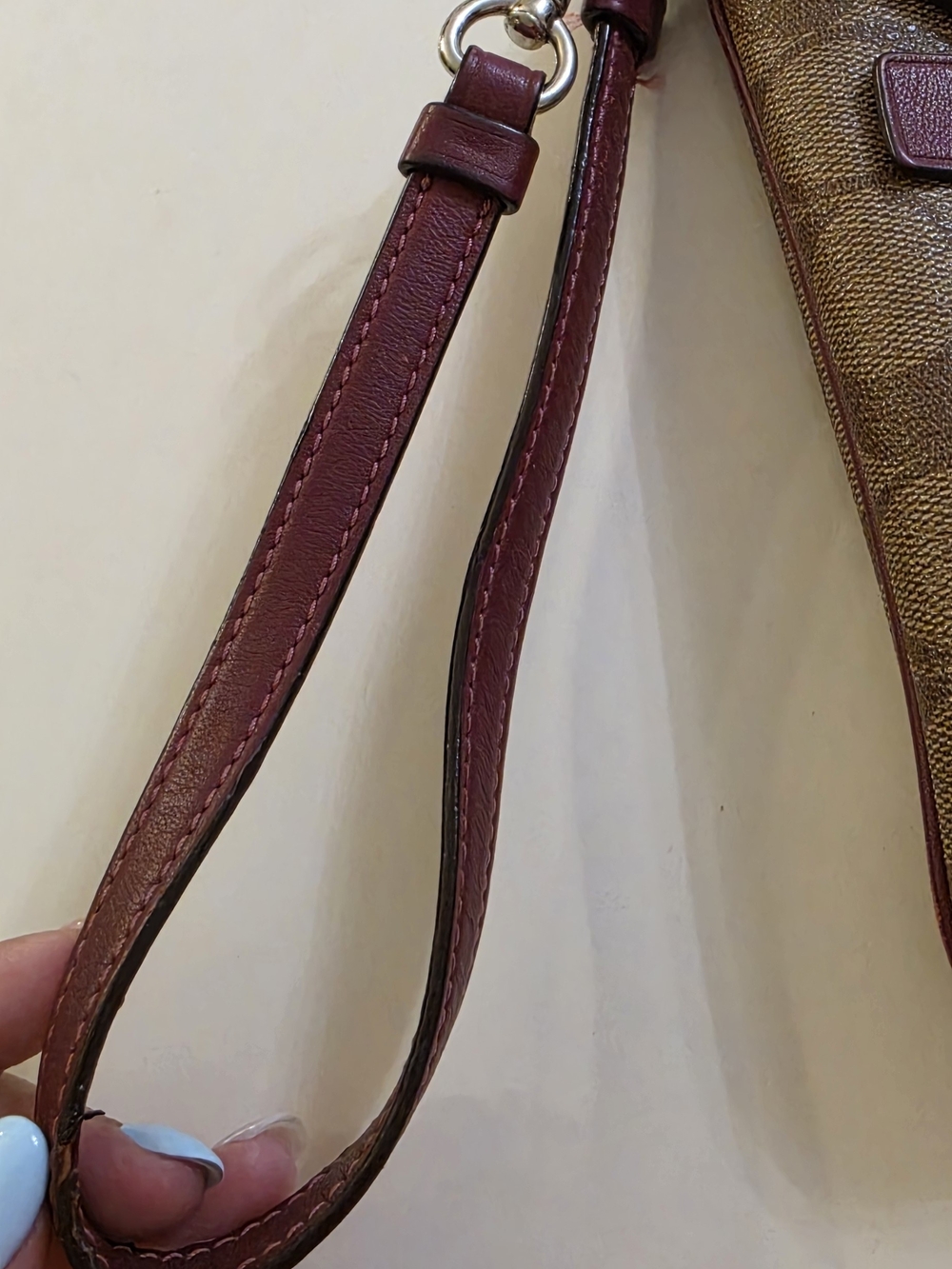 Coach Pouch In Signature Canvas - Picture 6 of 6